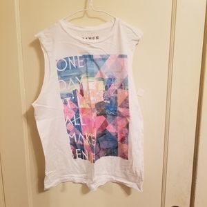 Sleeveless Graphic Beach Tank